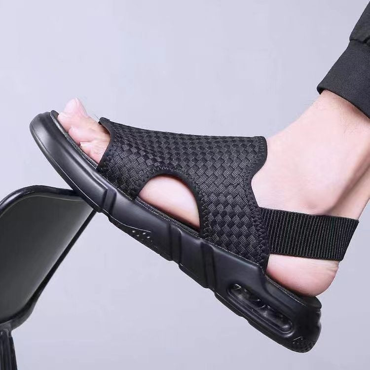 Damen Sandalen mit atmungsaktivem Netzdesign und gepolsterter Sohle R&B