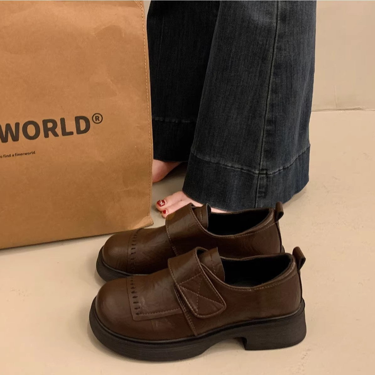Damen modische Schnürschuhe mit komfortablem Fußbett und elegantem Design R&B