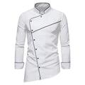 Herren Küchenjacke mit modernem Schnitt und elegantem Kragen