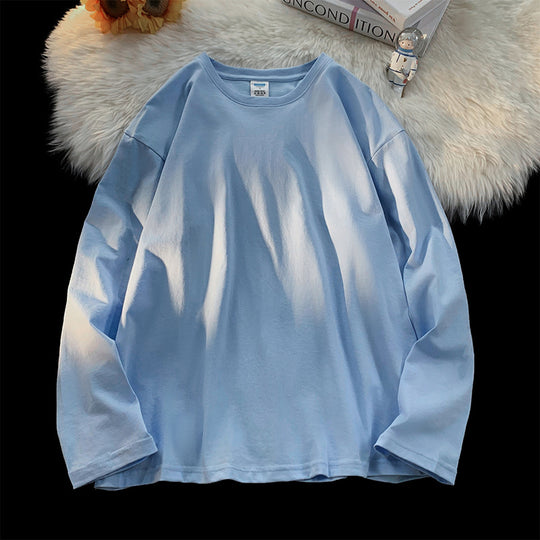 Damen Lässiges Langarmshirt aus hochwertiger Baumwolle R&B
