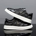 Damen Modische Sneakers mit exklusivem Muster und glänzender Oberfläche R&B