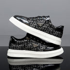 Damen Modische Sneakers mit exklusivem Muster und glänzender Oberfläche R&B