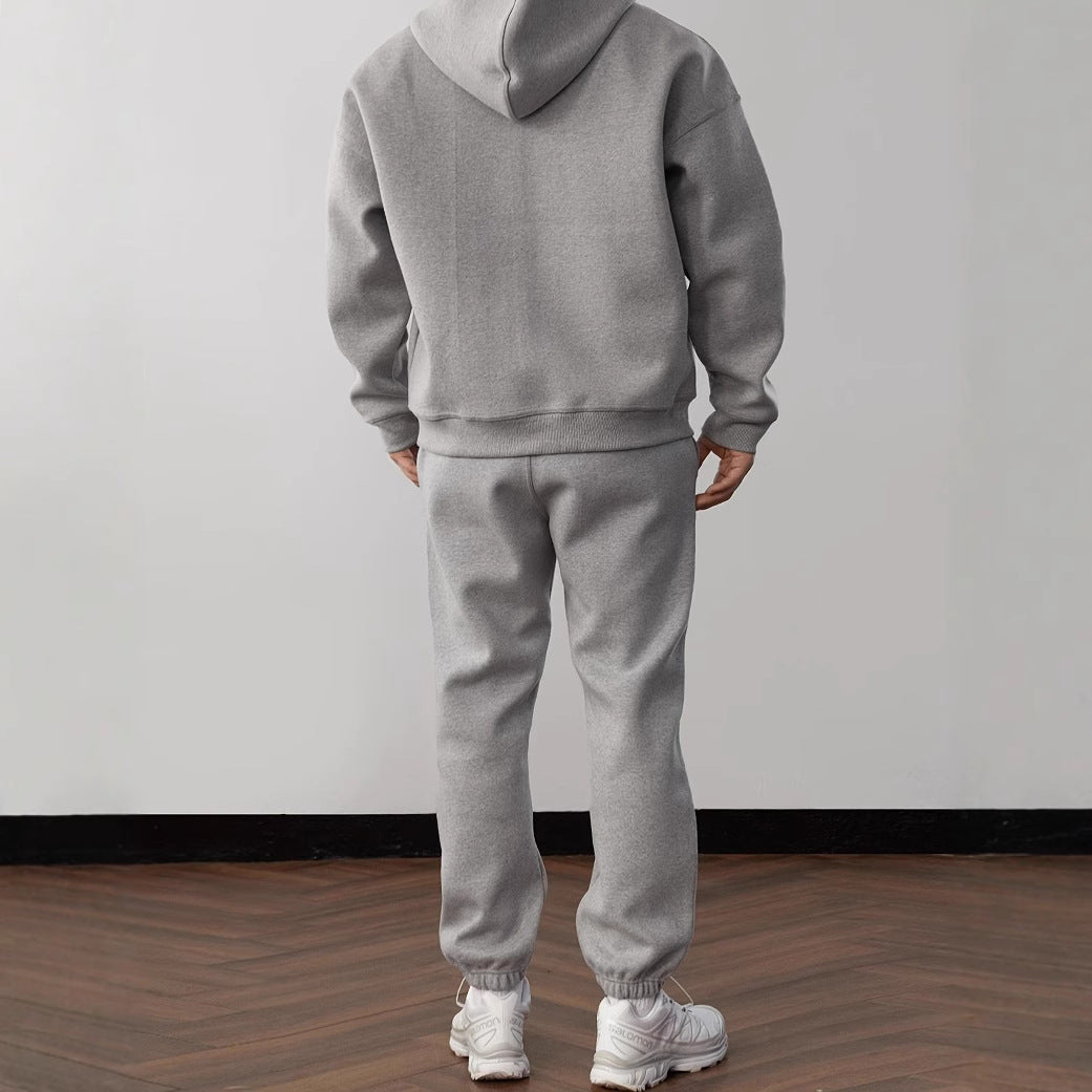 Herren bequeme Freizeitjacke mit passender Jogginghose