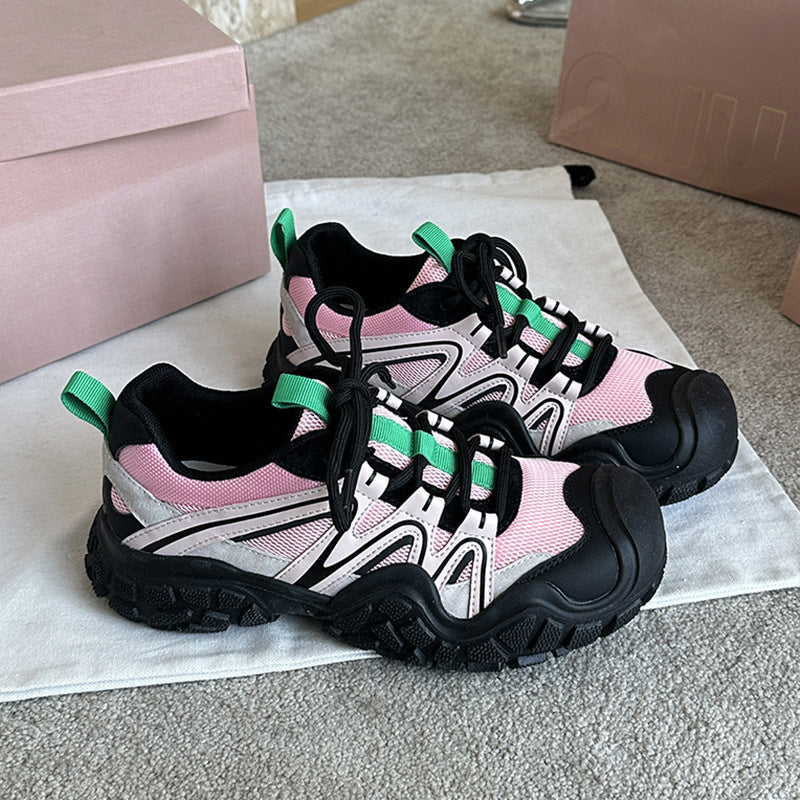 Damen Multifunktionale Fitness-Sneaker mit rutschfester Sohle und atmungsaktivem Obermaterial R&B