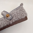 Damen Hausschuhe mit weichem Futter und verstellbarem Riemen
