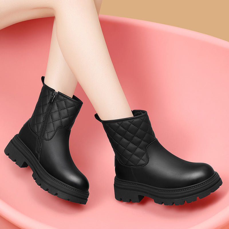 Damen Winterboots mit weichem Innenfutter und robustem Außenmaterial R&B