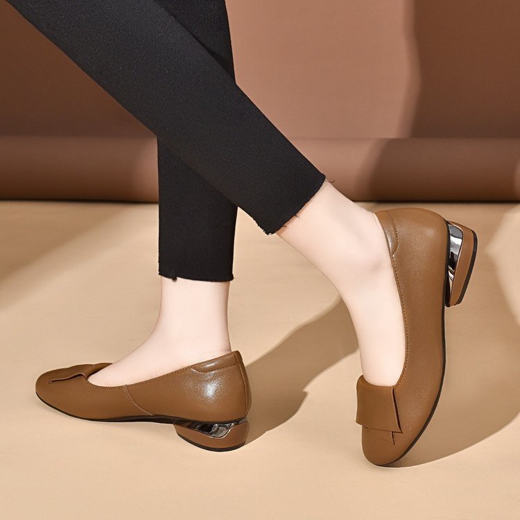 Damen elegante Ballerinas mit modischem Schleifenakzent und komfortablem Innenfutter R&B