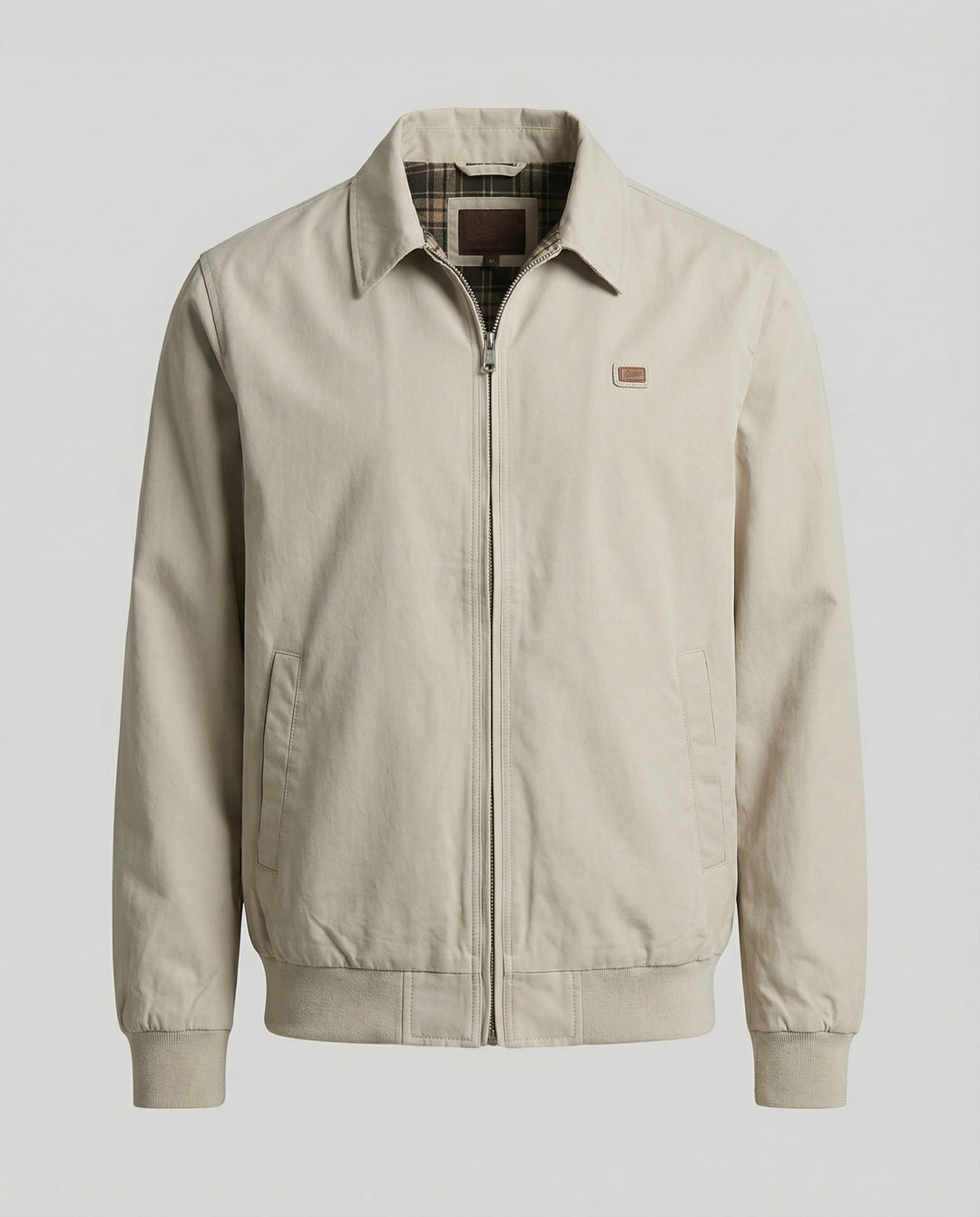Amerikanische Retro Wendejacke Karomuster Lockerer Unisex Herbstmantel