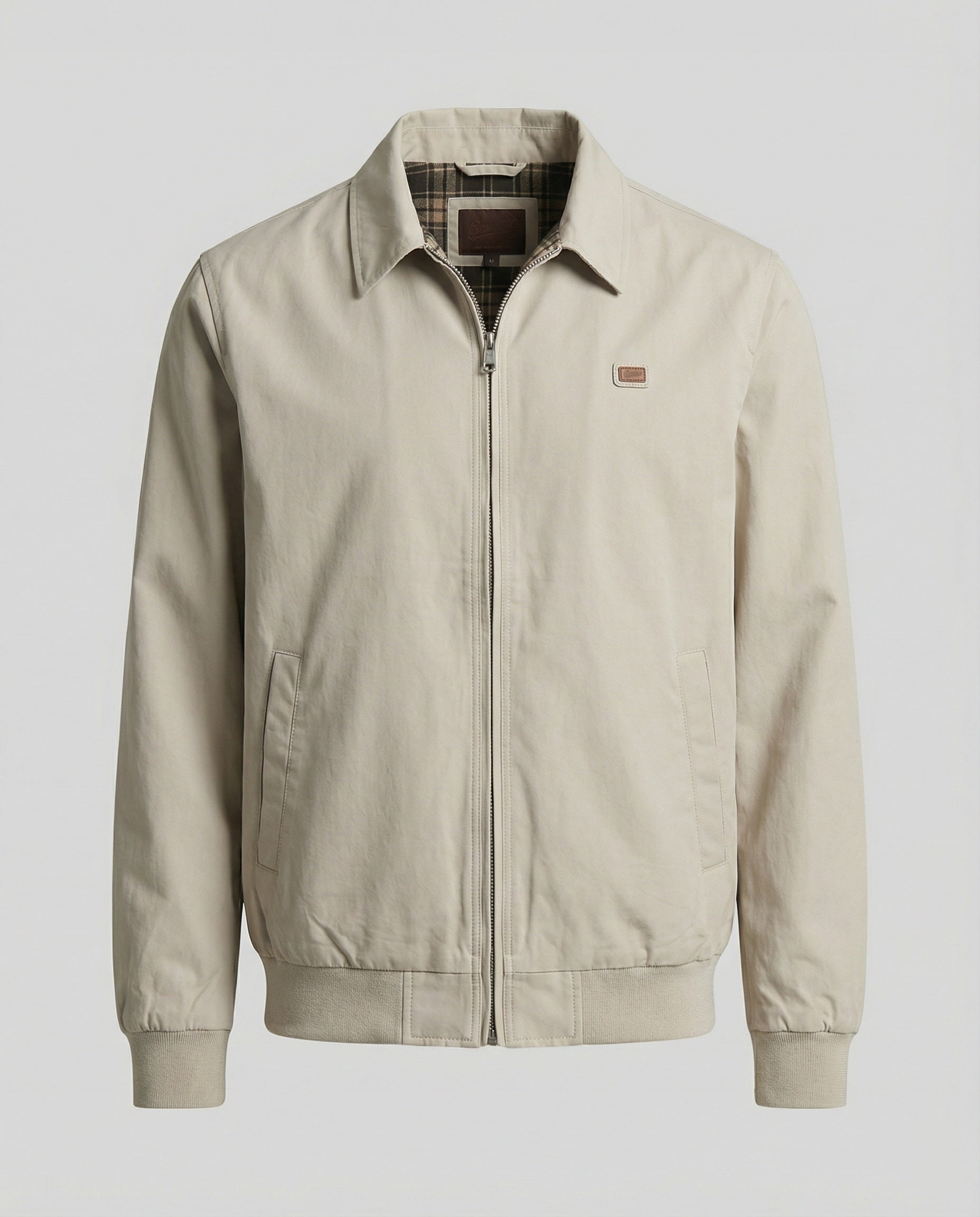 Amerikanische Retro Wendejacke Karomuster Lockerer Unisex Herbstmantel