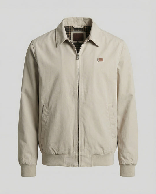 Amerikanische Retro Wendejacke Karomuster Lockerer Unisex Herbstmantel