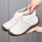 Damen Gemütliche Fleece-Hausschuhe mit rutschfester Sohle R&B
