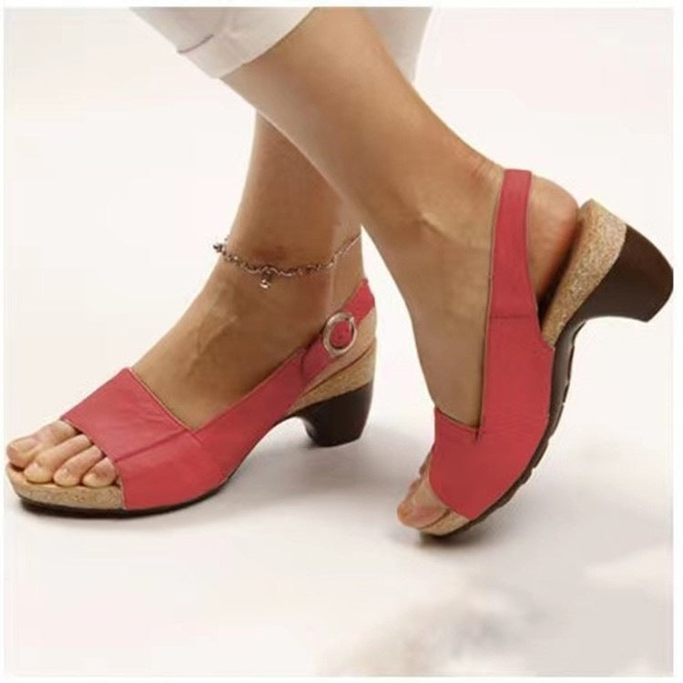 Damen Sandalen mit hohem Komfort und weicher Sohle R&B