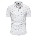 Herren Kurzarmhemd mit modernem Muster