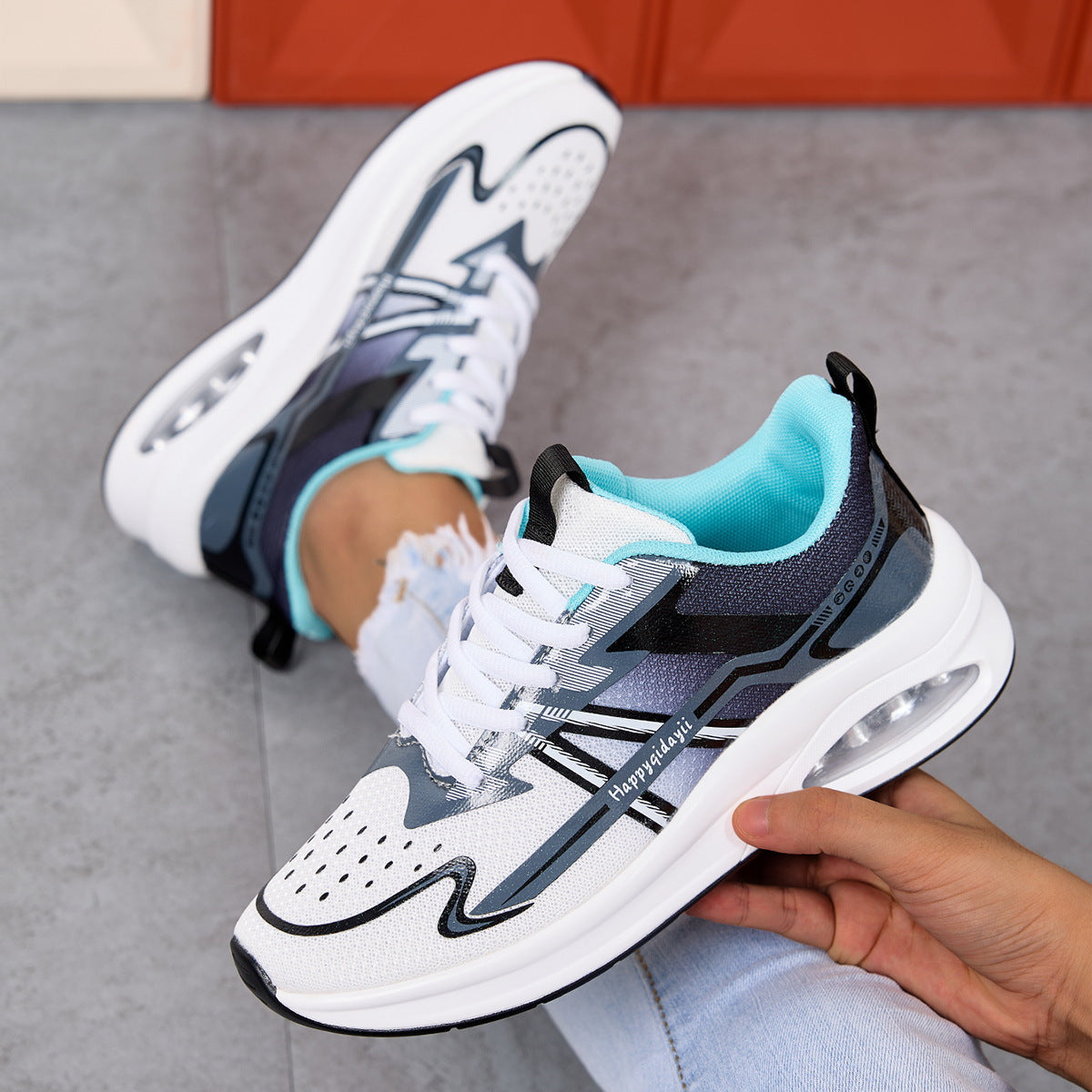 Damen Dämpfende Lifestyle-Sneaker mit Luftpolster und atmungsaktivem Obermaterial