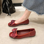 Damen Ballerinas mit eleganter Schleifenapplikation und modischem Design R&B