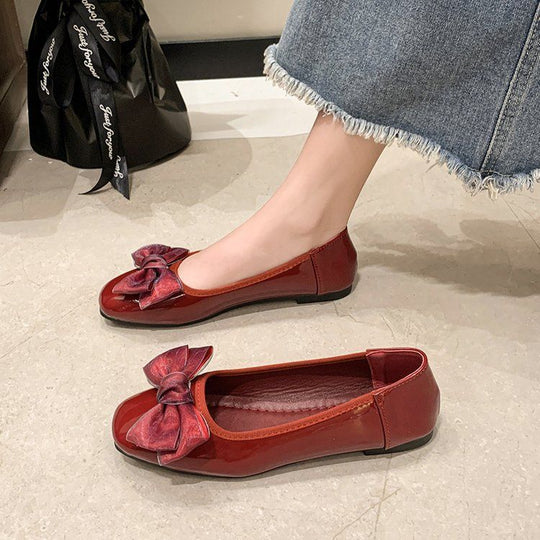 Damen Ballerinas mit eleganter Schleifenapplikation und modischem Design R&B