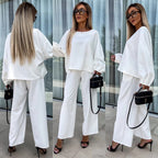 Damen Elegantes und lässiges Lounge-Set mit weitem Schnitt R&B