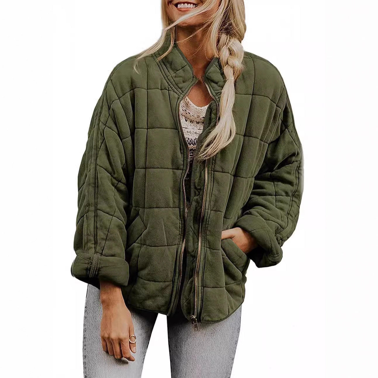 Damen Übergröße Steppjacke R&B