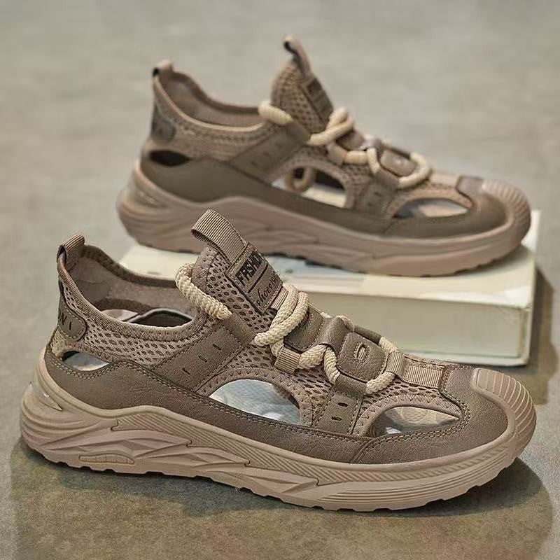 Damen Sportliche Sandalen mit atmungsaktivem Mesh-Innenfutter von R&B