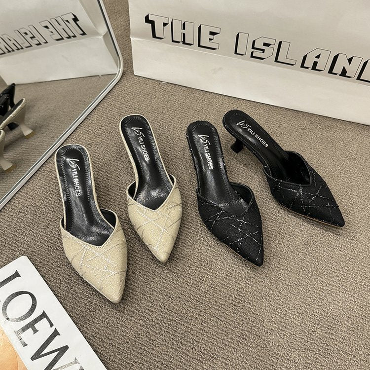 Damen elegante Slingback-Pumps mit schickem spitz zulaufendem Design R&B