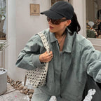 Damen Modische Oversized Denimjacke R&B