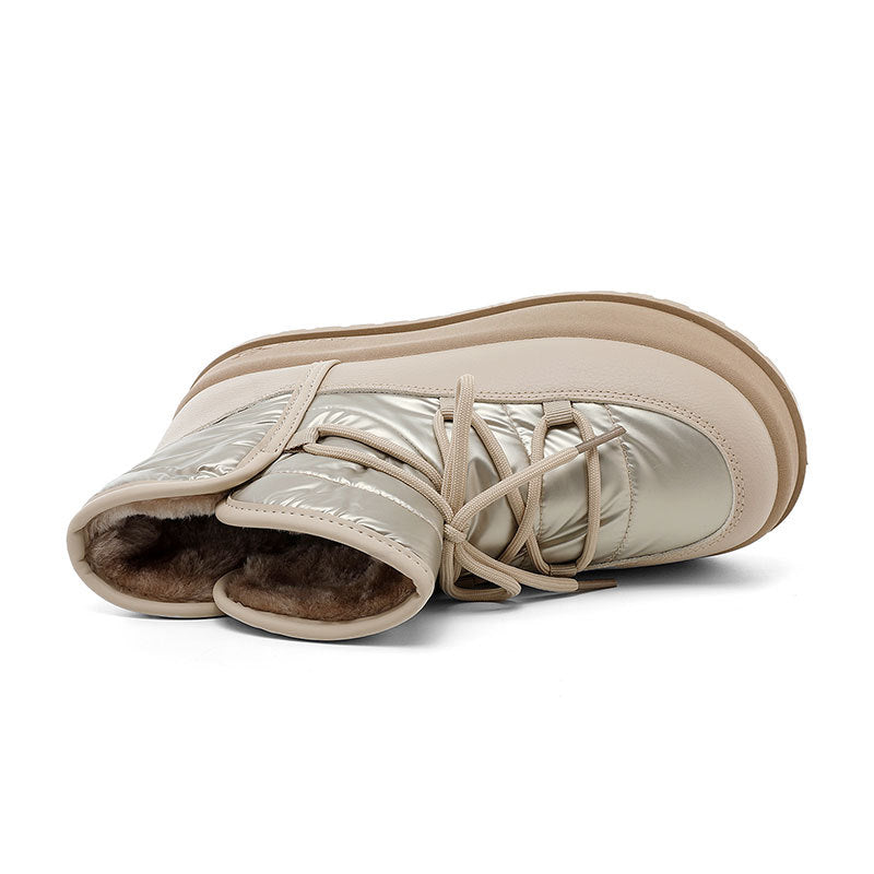 Damen Winterboots mit innovativem Isolationsdesign und rutschfester Sohle R&B