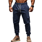 Herren Cargo-Freizeithose mit verstellbarem Bund und funktionalen Taschen R&B