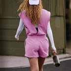 Damen Sportliches Kurzarm-Outfit R&B