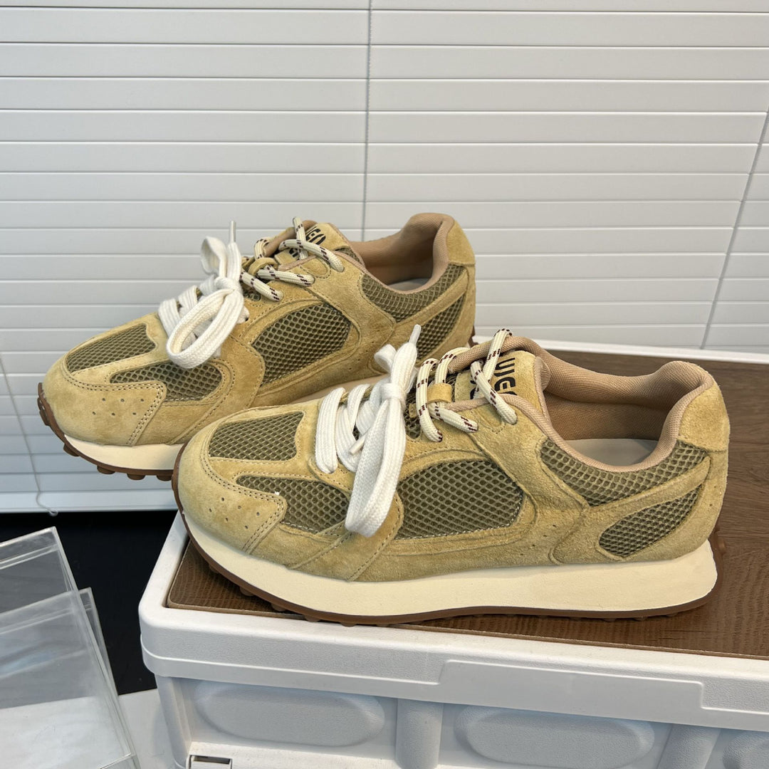 Damen Sportliche Sneakers mit atmungsaktiven Mesh-Einsätzen und dämpfendem Fußbett R&B