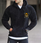 Herren kuscheliger Kapuzenpullover aus hochwertigen Materialien