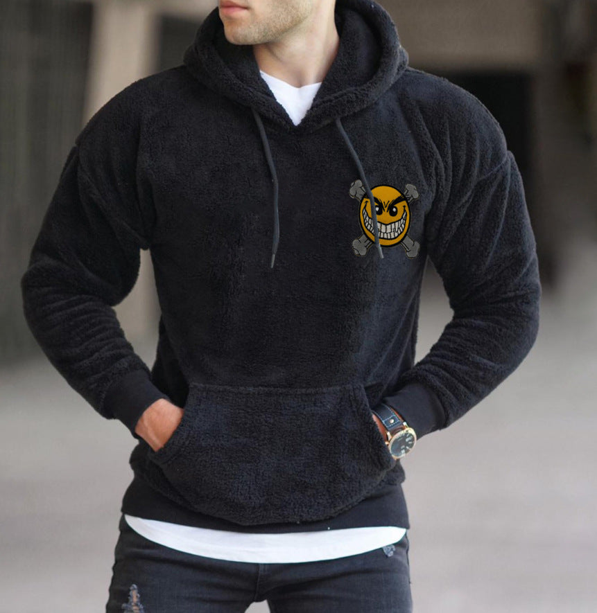 Herren kuscheliger Kapuzenpullover aus hochwertigen Materialien