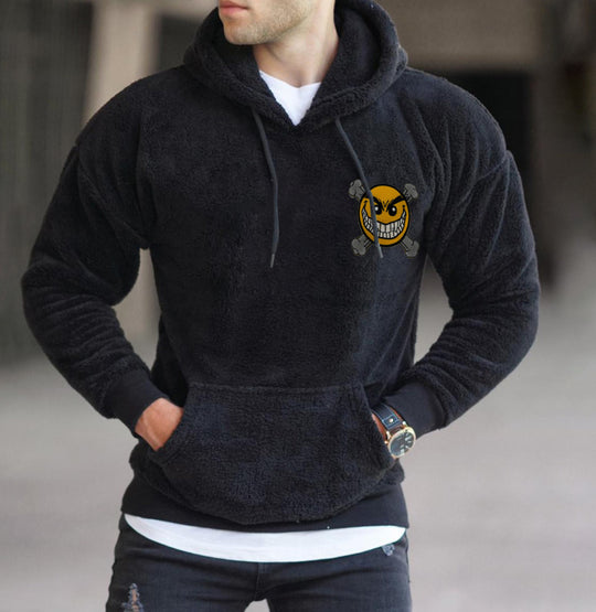 Herren kuscheliger Kapuzenpullover aus hochwertigen Materialien R&B