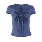 Damenoberteil mit einzigartigem Cut-Out-Design und eleganter Schnürung R&B