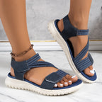 Damen Sportliche Sandalen mit verstellbarem Riemendesign und rutschfester Sohle R&B