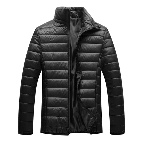Herren Steppjacke mit hochgeschlossenem Kragen und wärmender Füllung R&B