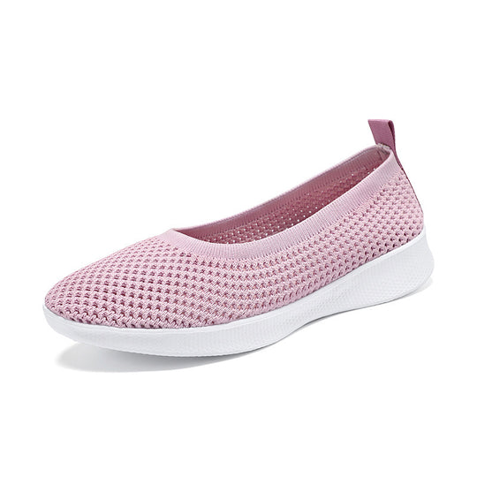 Damen bequeme und luftige Slip-On Sneakers R&B