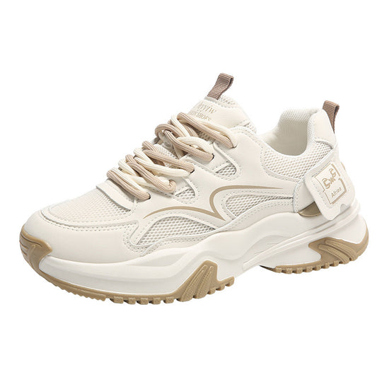 Damen Sportliche Chunky Sneaker mit atmungsaktiver Obermaterialstruktur R&B