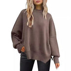 Damen lockerer Strickpullover R&B