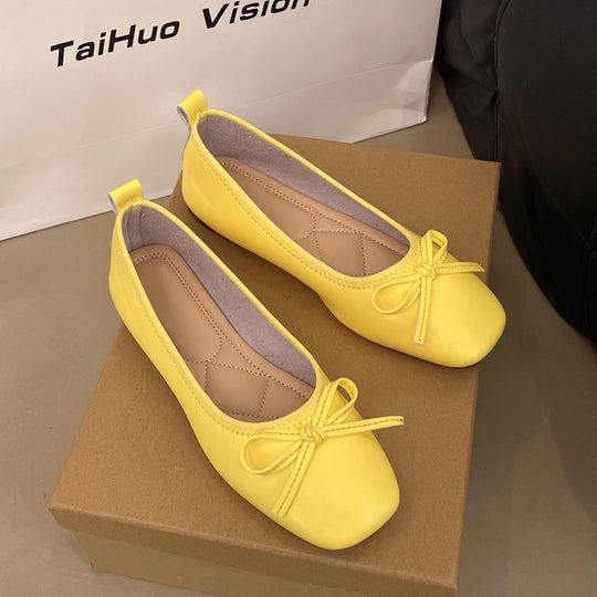 Damen Ballerinas mit süßem Schleifen-Design und komfortabler Sohle R&B