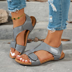 Damen Komfortable Sandalen mit ergonomischem Design und verstellbarem Klettverschluss R&B