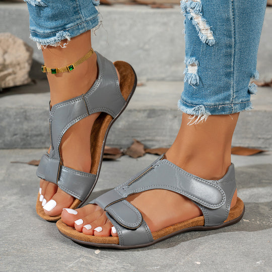 Damen Komfortable Sandalen mit ergonomischem Design und verstellbarem Klettverschluss R&B