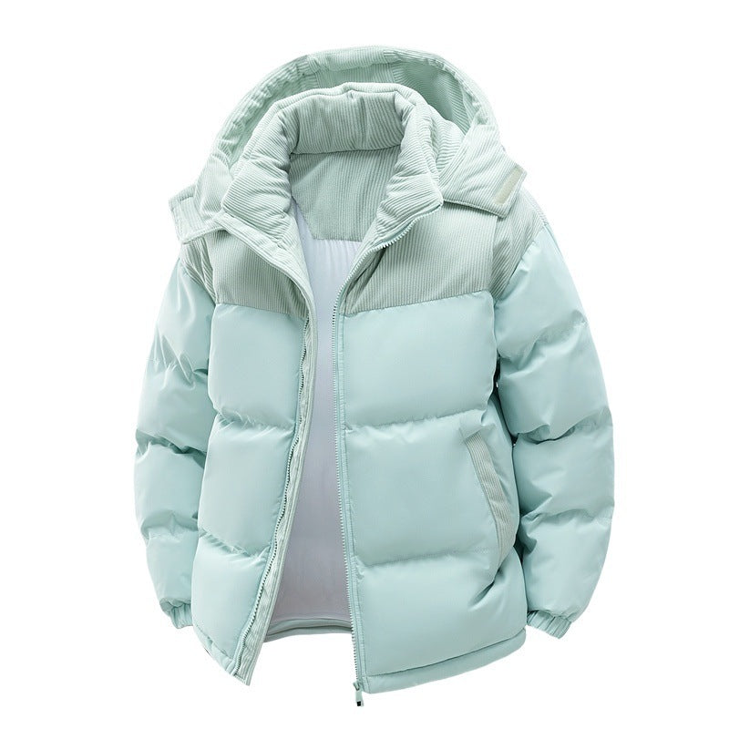 Damen isolierte Pufferjacke mit kuscheligem Innenfutter und verstellbarem Kapuzensystem –