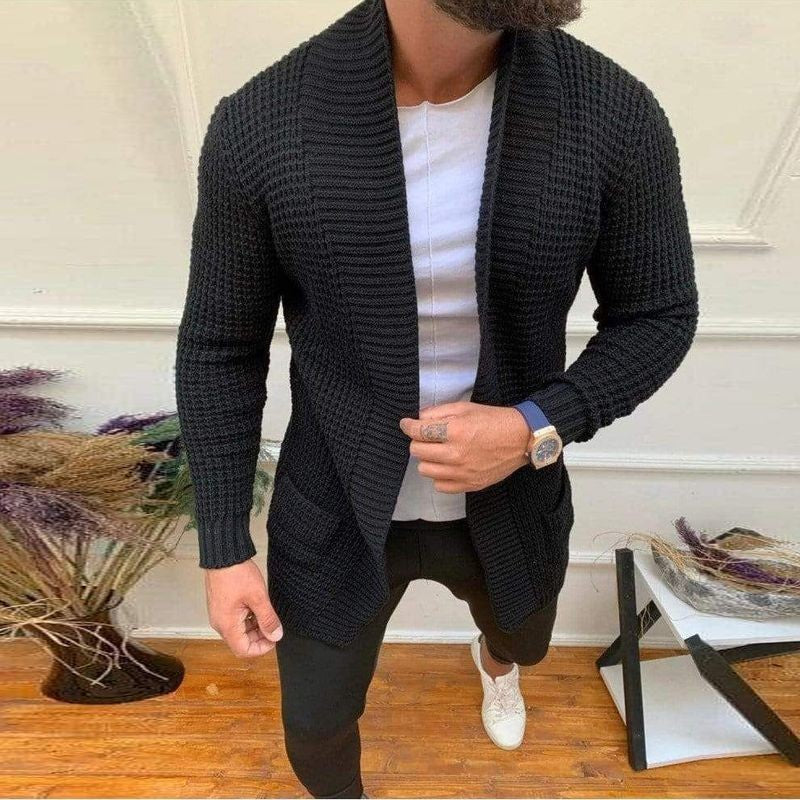 Herren Strickjacke mit modernem Schnitt R&B