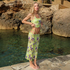 Damen Wickelkleid mit floralem Muster R&B