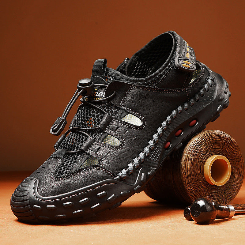 Herren Atmungsaktive Outdoor-Sneaker mit flexiblem Schnellverschluss R&B