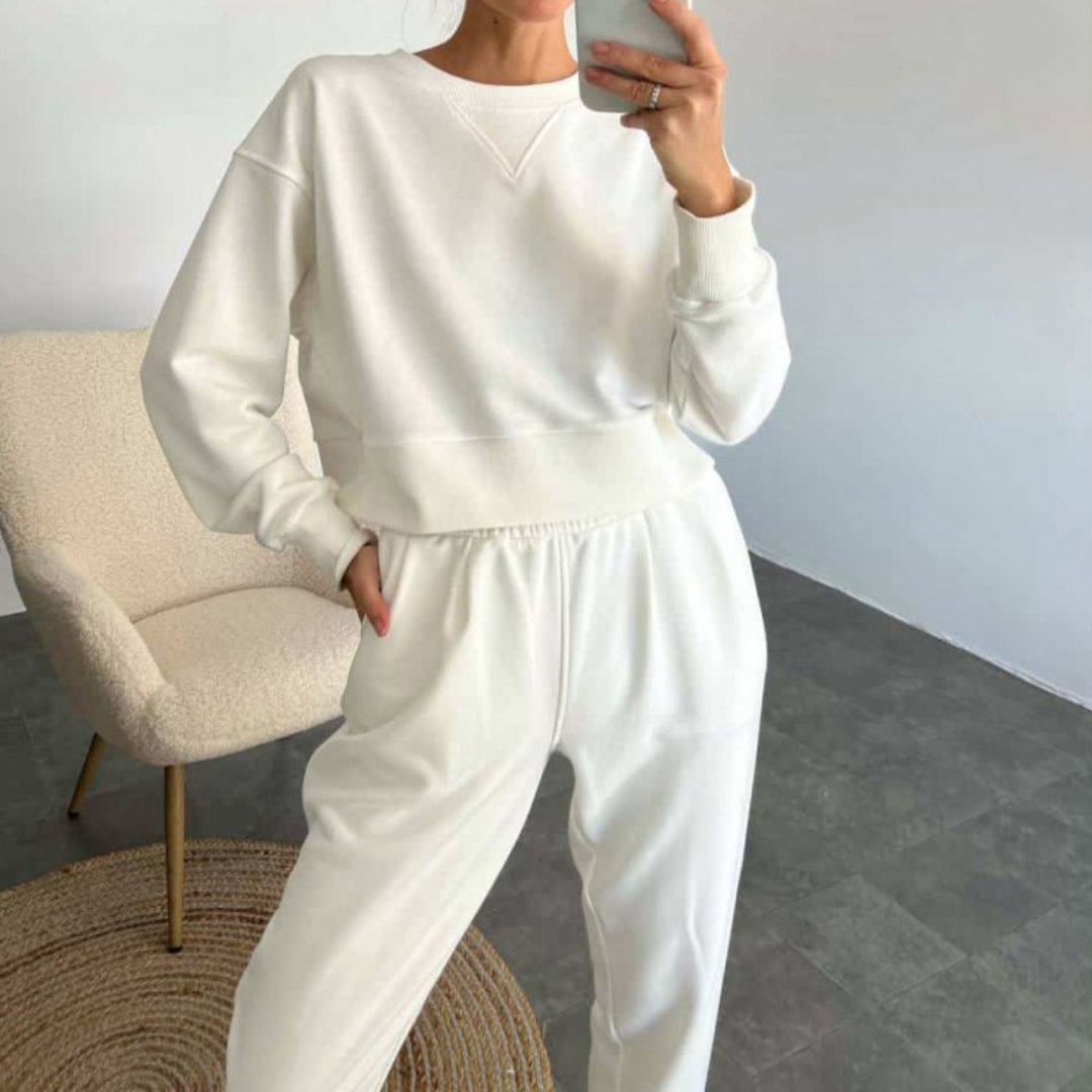 Damen sportliches Freizeit-Set mit hochflexiblem Bund und modernem Schnitt R&B