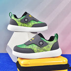 Damen Kindersneaker mit rutschfester Sohle und elastischem Klettverschluss