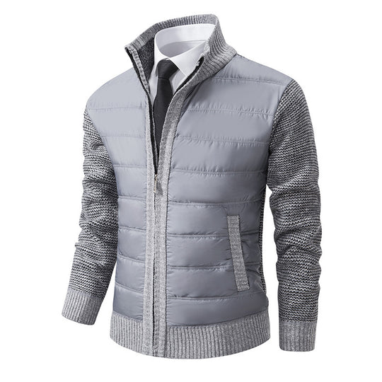 Herren Übergangsjacke mit hochabschließendem Kragen und atmungsaktiven Einsätzen R&B