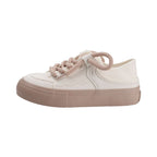Damen Sneakers mit innovativen, strukturierten Schnürsenkeln R&B