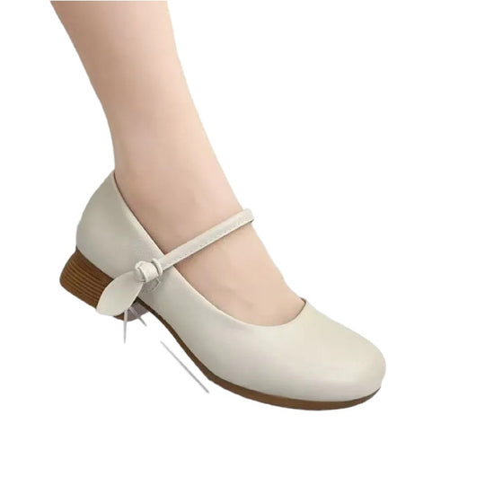 Damen elegante Ballerinas mit modischem Riemen und komfortablem Fußbett R&B